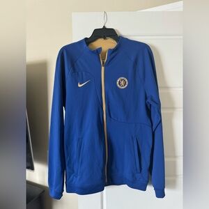 Men’s Small Slim Fit Chelsea Nike Academy Pro Anthem Jacket (Blue)